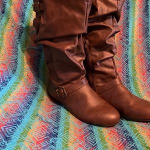 Justfab Jolene WC. brown boots